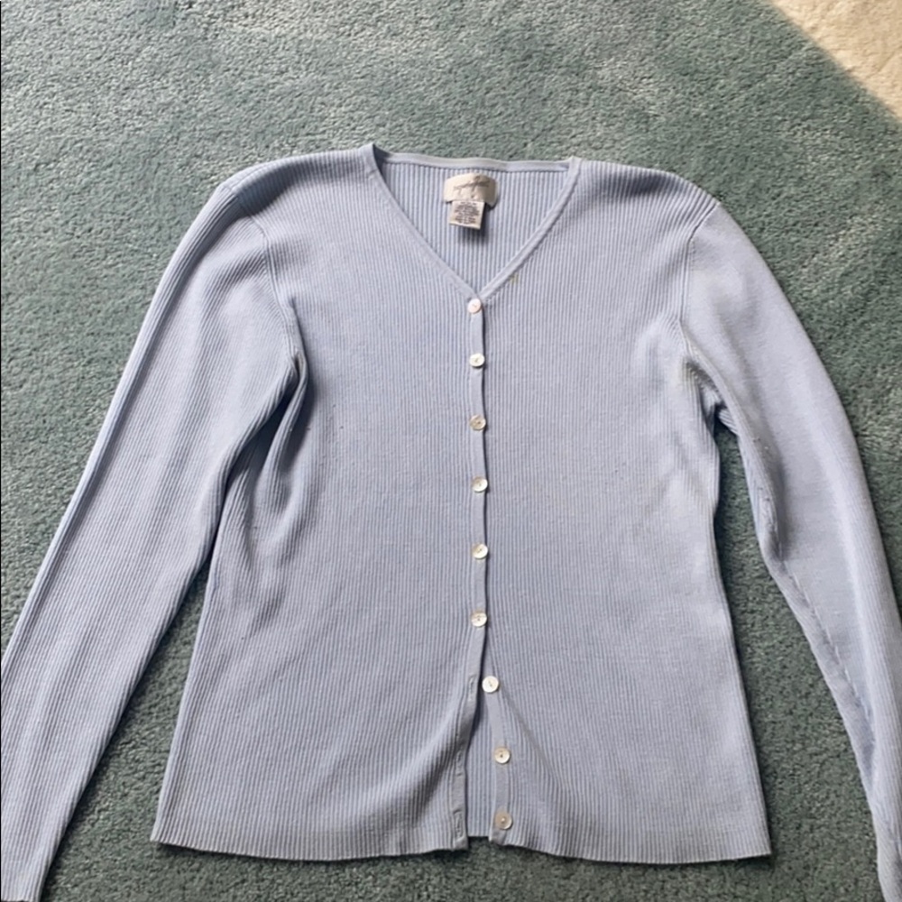 Light blue cardigan
